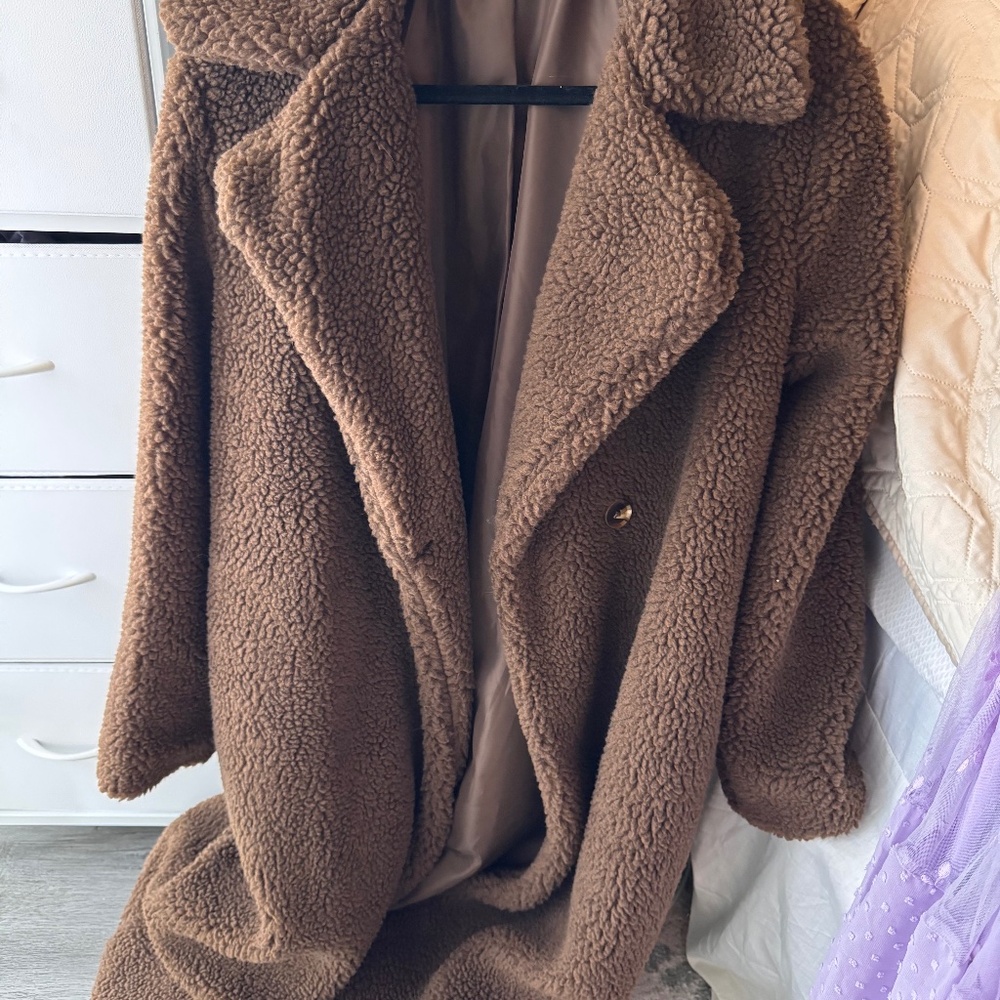 Long Brown comfy coat